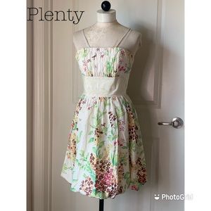 Gorgeous PLENTY By Tracy Reese Yellow Floral Silk Sundress Dress 2